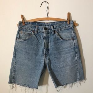 Vintage 90s high waist Bermuda denim shorts Levis